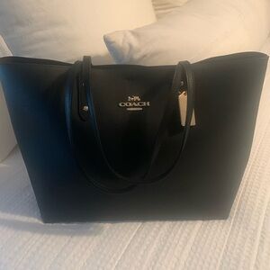 COACH black tote bag